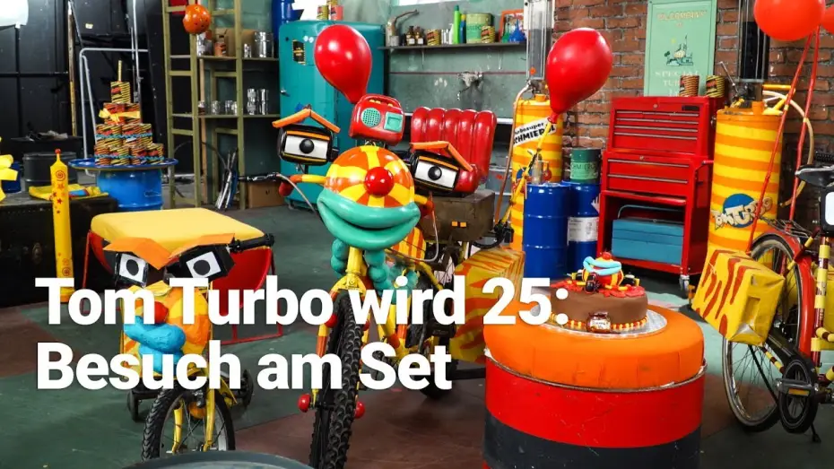 Відео до серіалу Tom Turbo — Tom Turbo wird 25: Besuch am Set