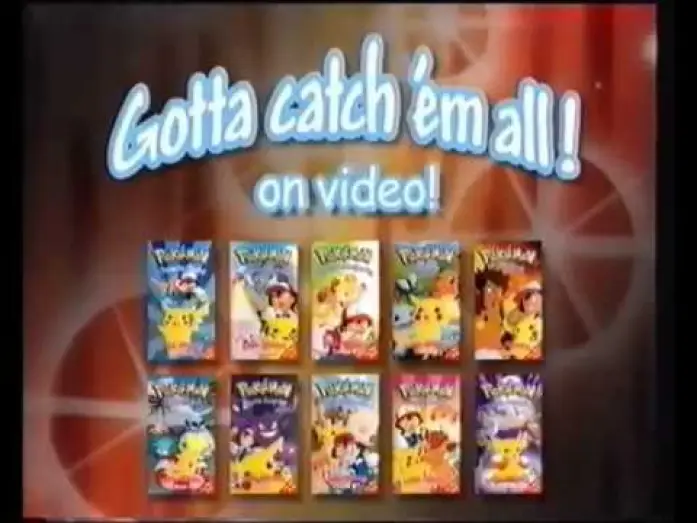 Відео до серіалу Покемон — Catch 'Em All on VHS Advert (VHS Capture)