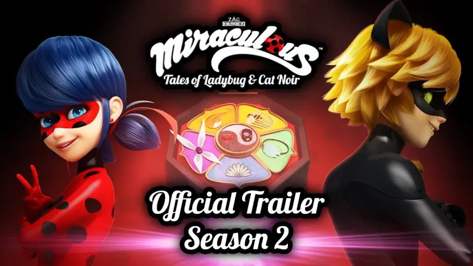 Відео до серіалу Леді Баґ та Супер-Кіт — Miraculous: Tales of Ladybug and Cat Noir - Season 2 Trailer