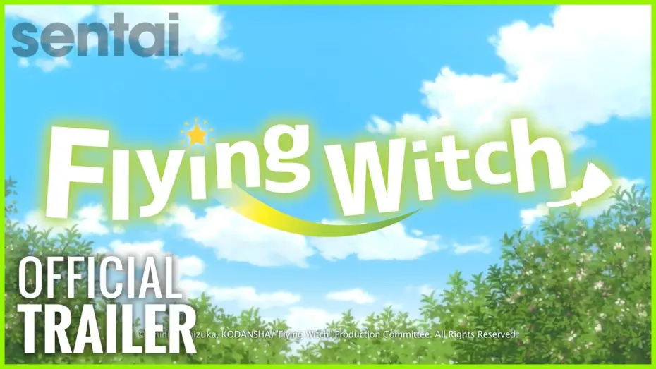 Відео до серіалу Політ відьми — Flying Witch Official Trailer