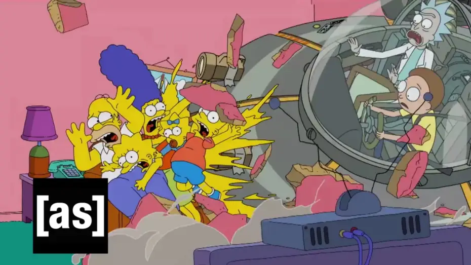 Відео до серіалу Рік та Морті — Simpsons Couch Gag | Rick and Morty | Adult Swim