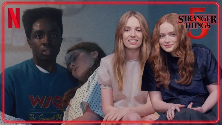 Видео к сериалу Дивні дива — Sadie Sink & Maya Hawke React to Stranger Things 5 Volume 2