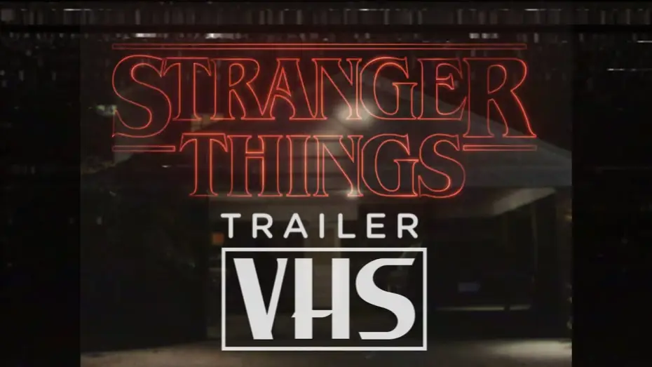 Видео к сериалу Дивні дива — Stranger Things (2016) Trailer - 80's VHS Tape