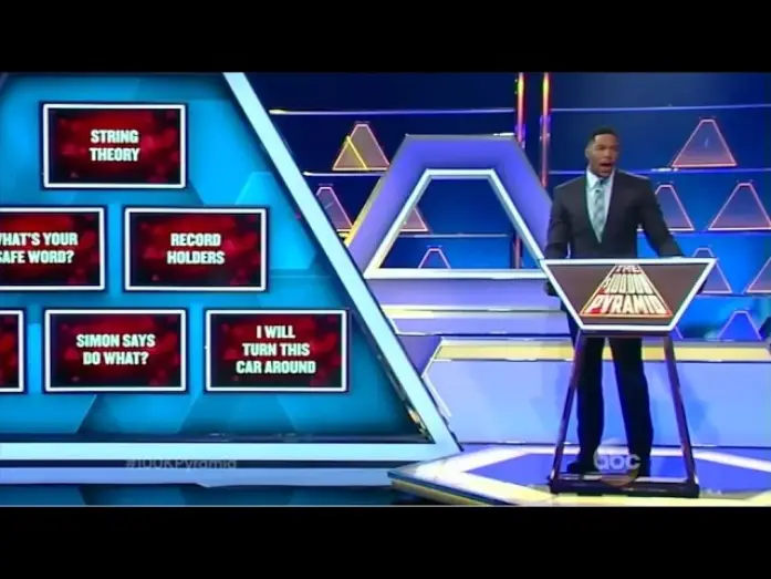 Відео до серіалу The $100,000 Pyramid — The $100,000 Pyramid on ABC Promo 1 - Sundays at 9|8c