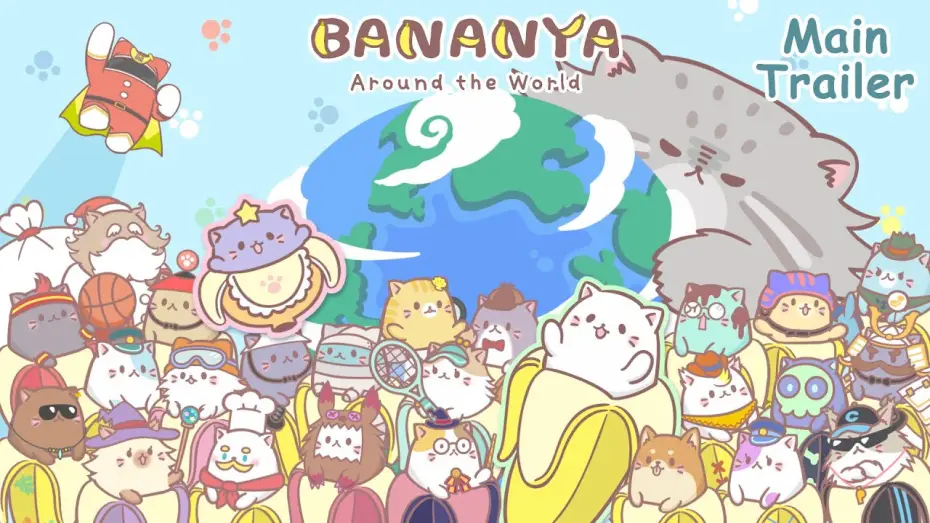 Відео до серіалу Бананько — Bananya Around the World Main Trailer [English Sub]