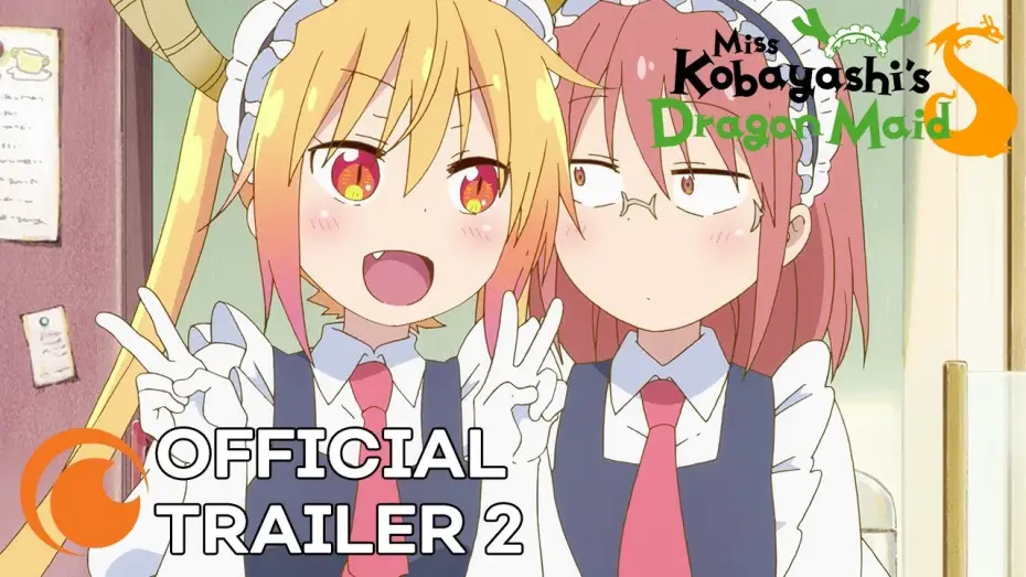 Відео до серіалу Драконопокоївка пані Кобаяші — Miss Kobayashi's Dragon Maid S | OFFICIAL TRAILER 2