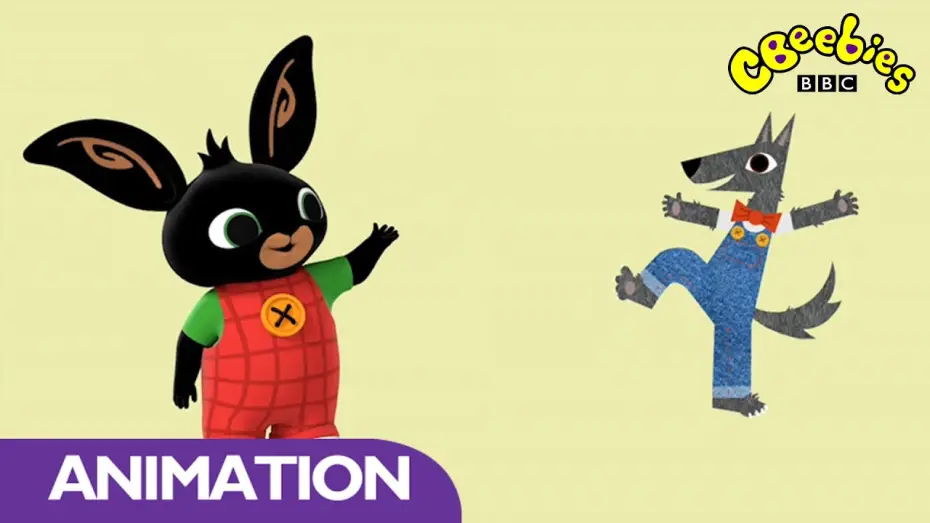 Відео до серіалу Bing — Bing: Bing Thing - Big Bad Wolf Game - CBeebies