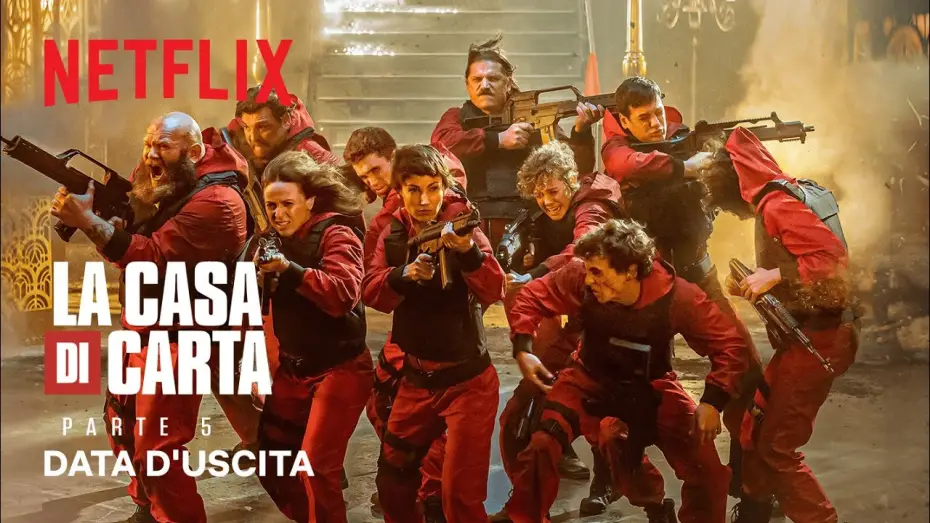 Відео до серіалу Паперовий будинок — La casa di carta - Parte 5 | Data d'uscita | Netflix