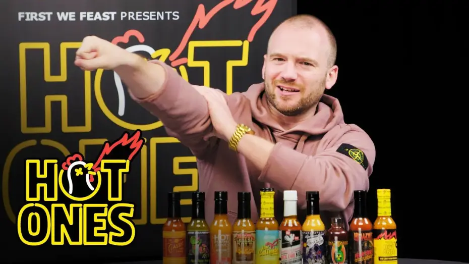 Відео до серіалу Гарячі крильця — Sean Evans Reveals the Season 8 Hot Sauce Lineup | Hot Ones