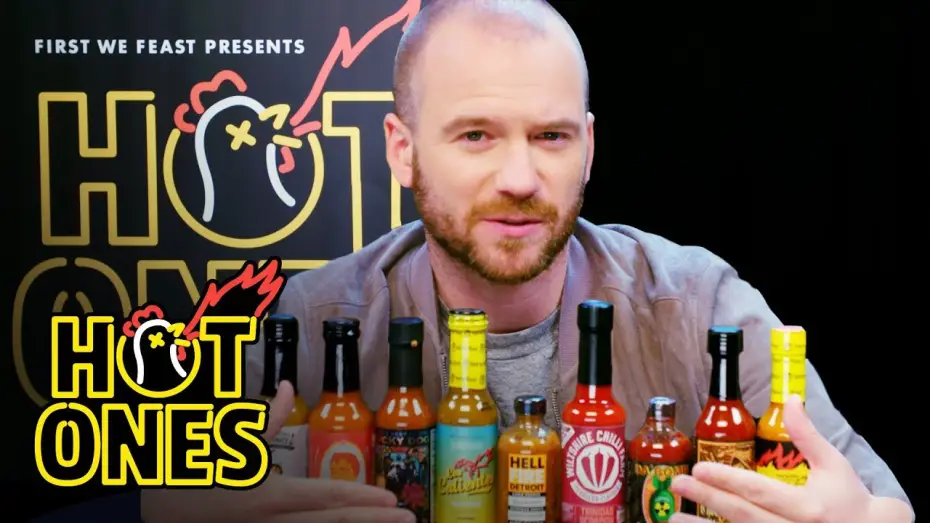 Відео до серіалу Гарячі крильця — Sean Evans Reveals the Season 9 Hot Sauce Lineup | Hot Ones