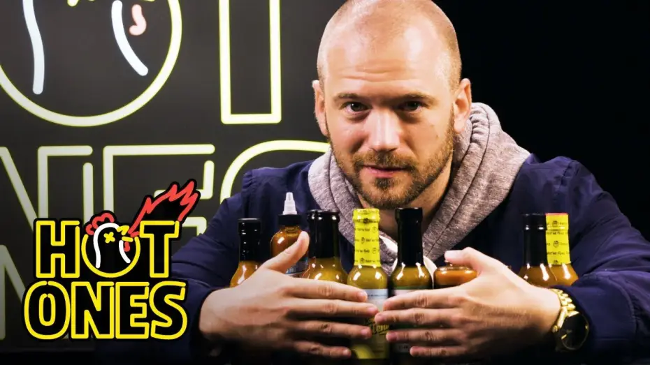 Відео до серіалу Гарячі крильця — Sean Evans Reveals the Season 7 Hot Sauce Lineup | Hot Ones