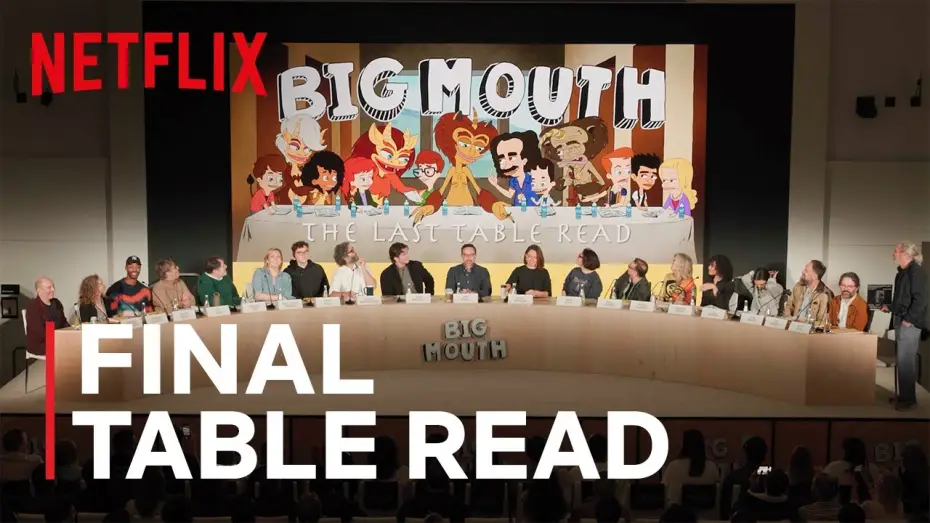 Відео до серіалу Великий рот — The Cast of Big Mouth's Final Table Read | Netflix