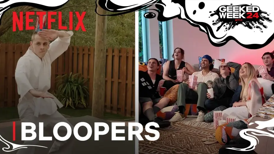 Відео до серіалу Кобра Кай — Season 6 Bloopers - Cast Reacts