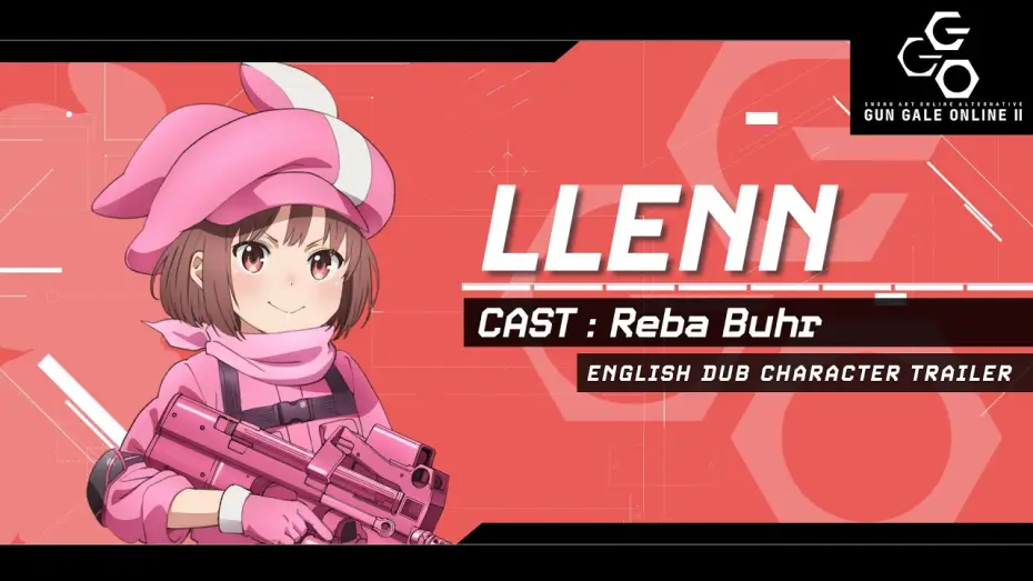 Відео до серіалу Альтернативний Сворд Арт Онлайн: Ґан Ґейл Онлайн — Gun Gale Online II English Dub Character Trailer (Llenn)
