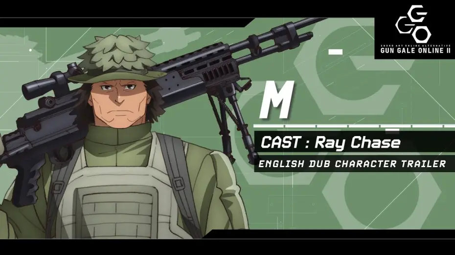 Відео до серіалу Альтернативний Сворд Арт Онлайн: Ґан Ґейл Онлайн — Gun Gale Online II English Dub Character Trailer (M)