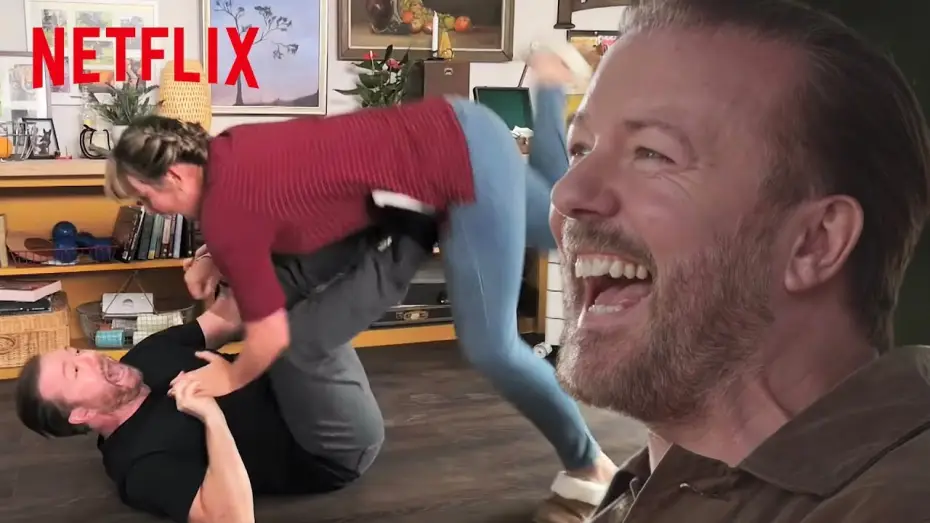 Відео до серіалу По той бік життя — Hilarious Bloopers from Ricky Gervais' After Life Season One