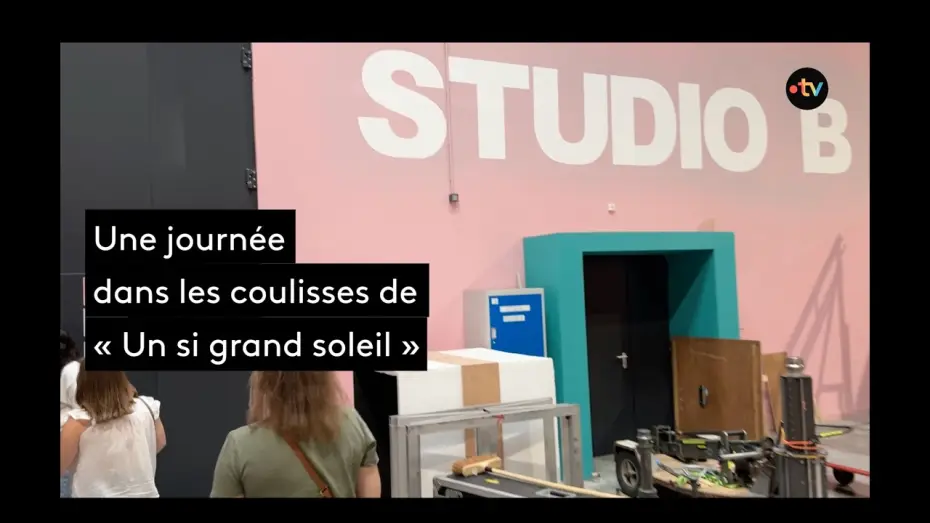 Відео до серіалу Хроніки сонця — Dans les coulisses du tournage de « Un si grand soleil »