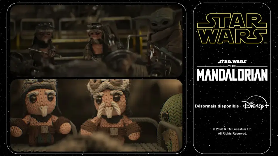 Відео до серіалу Мандалорець — The Mandalorian - Bonus : Bébé rebelle, pas de câlins