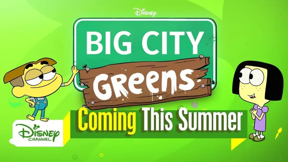 Видео к сериалу Велике місто Грінс — Meet the Greens! | Big City Greens | Disney Channel