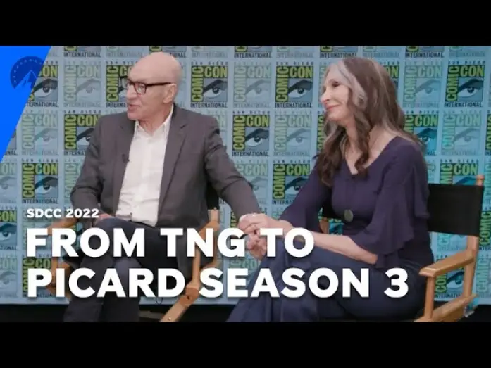 Відео до серіалу Зоряний шлях: Пікар — Patrick Stewart And Gates McFadden Talk Season 3 (SDCC 2022)