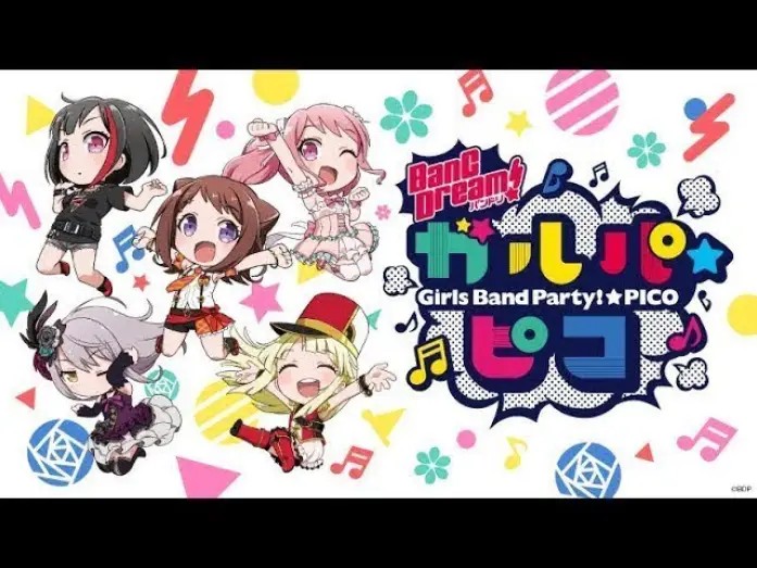 Відео до серіалу BanG Dream！ガルパ☆ピコ — BanG Dream! Girls Band Party!☆PICO Episode 1 (with English subtitles)