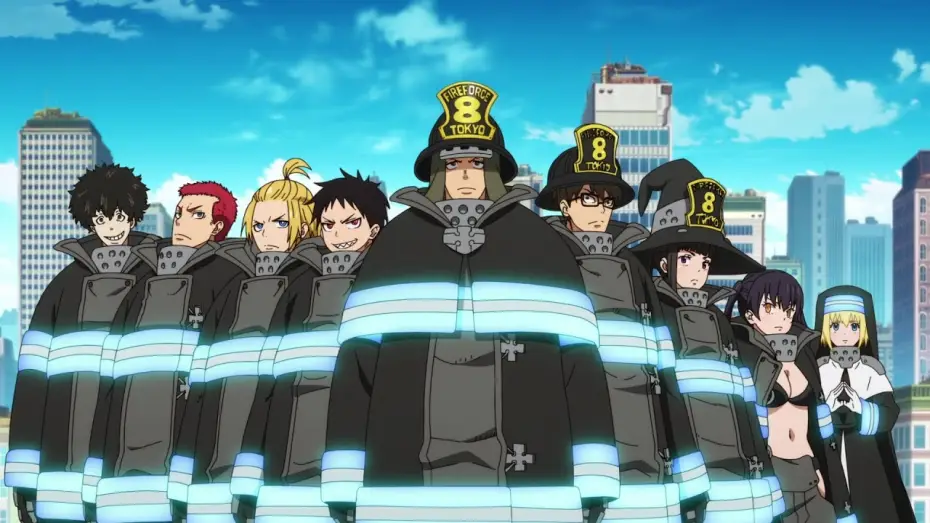Відео до серіалу Полум’яні вогнеборці — Fire Force Season 2 - PV