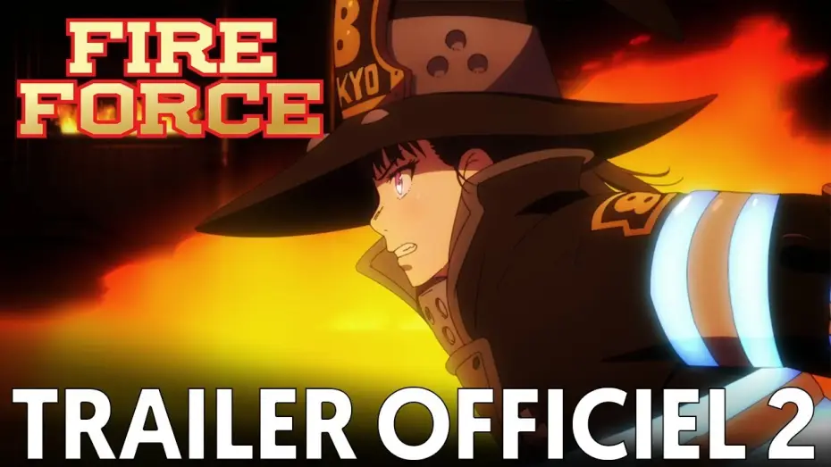 Відео до серіалу Полум’яні вогнеборці — Fire Force 🔥 - Bande Annonce #2 [VOST]