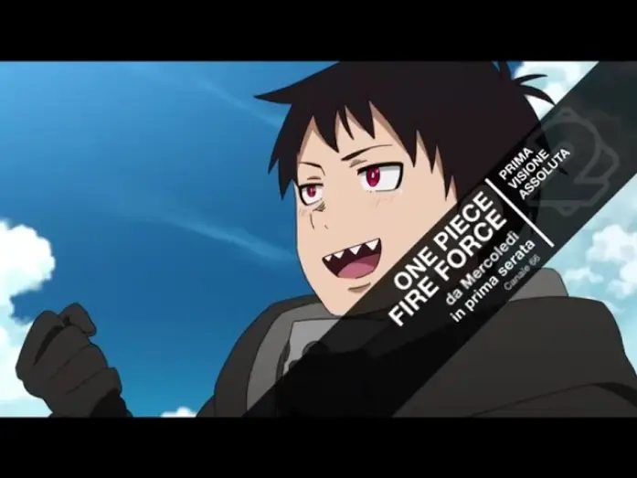 Відео до серіалу Полум’яні вогнеборці — Promo - One Piece Punk Hazard + Fire Force - 1ªTV - Italia 2