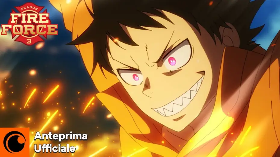 Відео до серіалу Полум’яні вогнеборці — Fire Force Season 3 | Anteprima Ufficiale