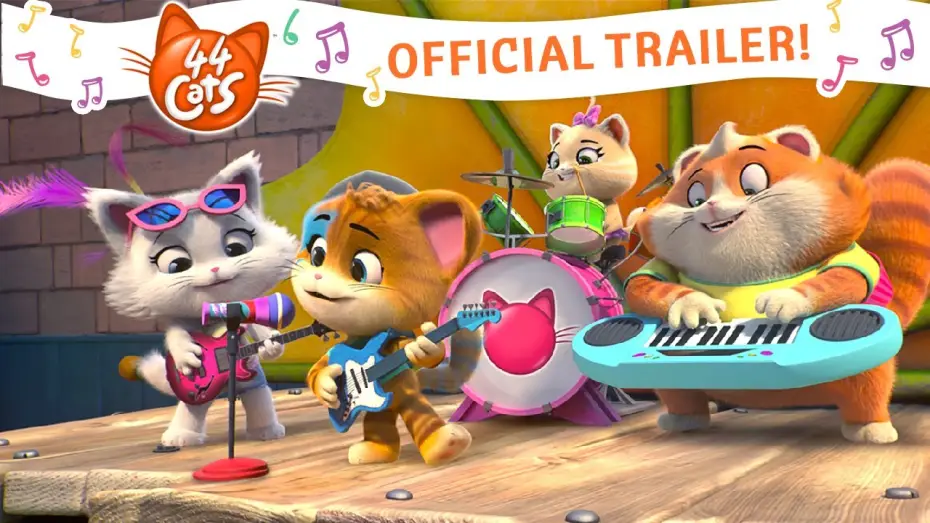 Відео до серіалу 44 Коти — 44 Cats | Official Trailer
