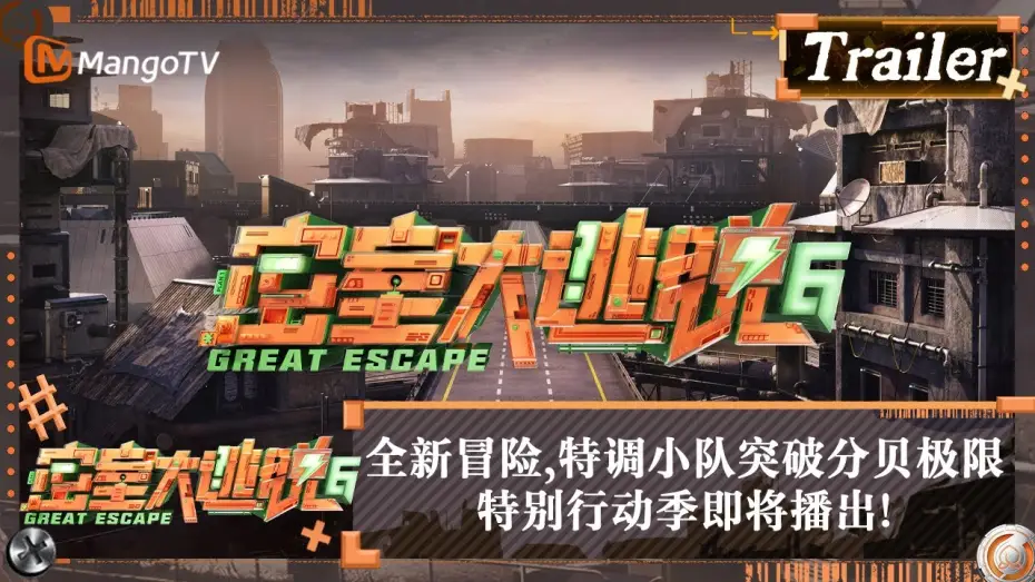 Видео к сериалу Великий втеча — 【Trailer】特调小队#大张伟#许凯#张国伟#彭昱畅#周笔畅#陈哲远#马伯骞#吴谨言#文俊辉 身陷囹圄？特别行动季即将播出！ | 密室大逃脱6 Great Escape S6 | MangoTV
