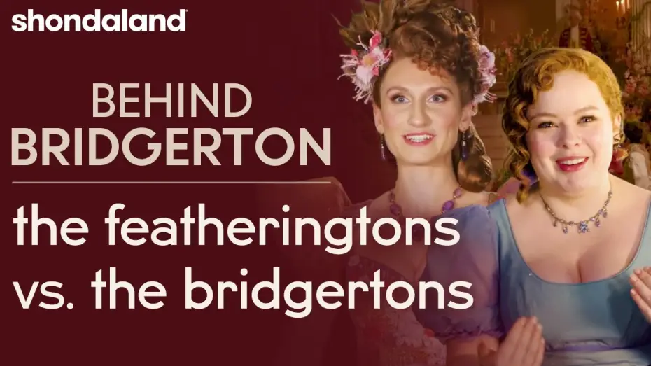 Відео до серіалу Бріджертони — Behind Bridgerton Outtake: The Featheringtons vs. The Bridgertons | Shondaland
