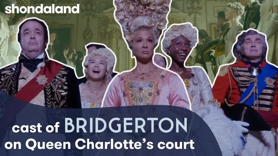 Відео до серіалу Бріджертони — Bridgerton Cast Talks Queen Charlotte's Court | Shondaland