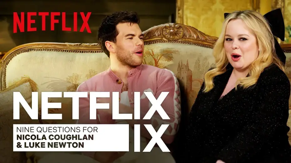 Відео до серіалу Бріджертони — Nicola Coughlan & Luke Newton on Funny Set Moments, First Kisses, and Being Besties | Netflix