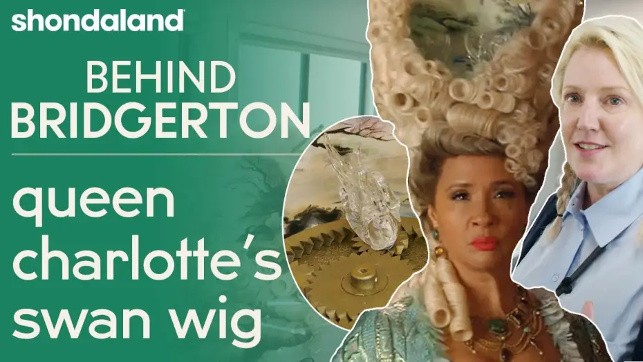 Відео до серіалу Бріджертони — Behind Bridgerton Outtake: A Peek Inside Queen Charlotte's Wigs | Shondaland