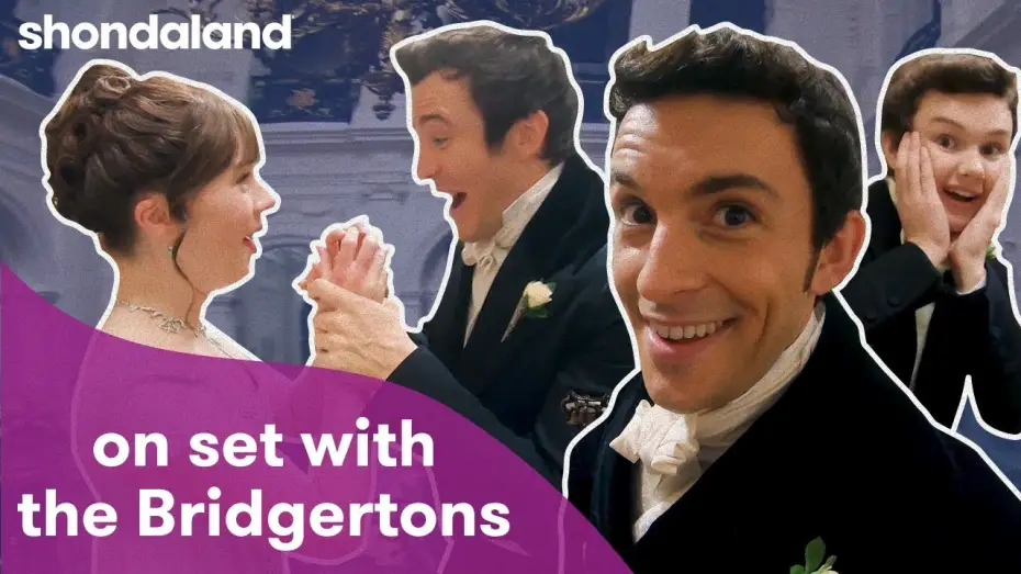 Відео до серіалу Бріджертони — Behind the scenes w/ the Bridgerton Family | Shondaland