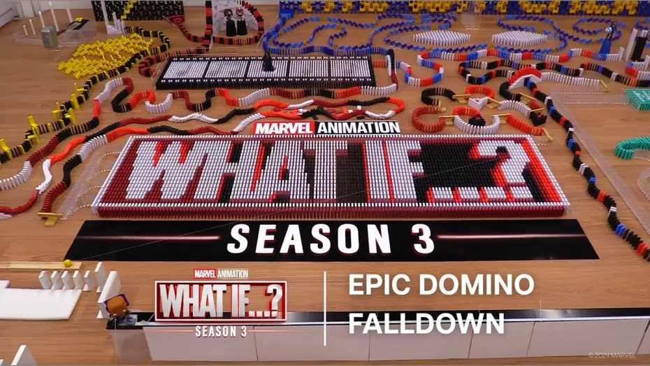 Відео до серіалу What If...? — Season 3 - Domino Falldown by Lily Hevesh