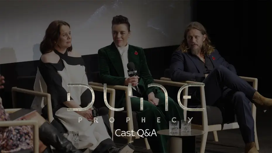 Відео до серіалу Дюна: Пророцтво — Emily Watson, Olivia Williams & Travis Fimmel Tease Dune: Prophecy | Q&A At The Dune Premiere