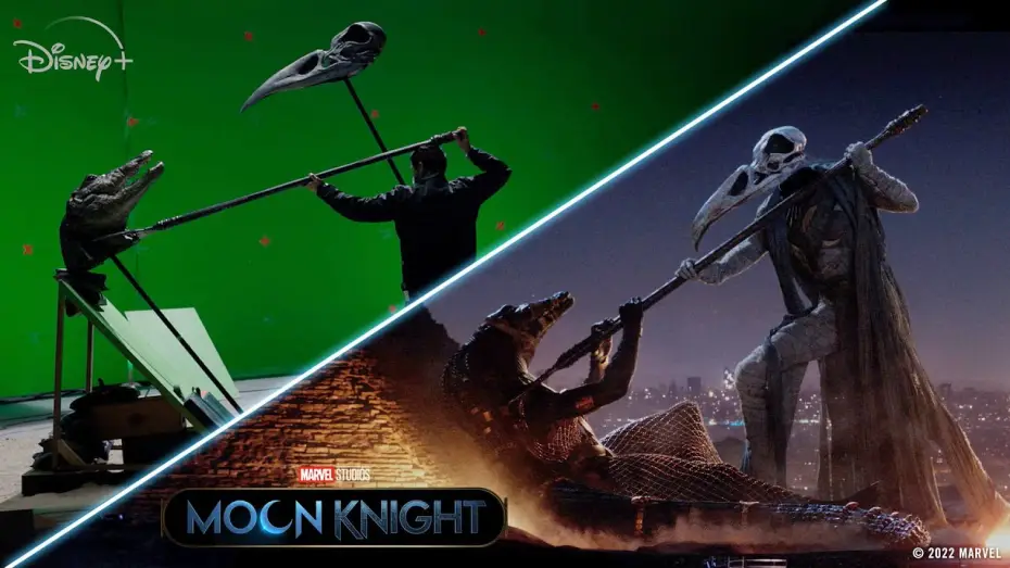 Відео до серіалу Moon Knight — Behind The Scenes of Khonshu vs Ammit