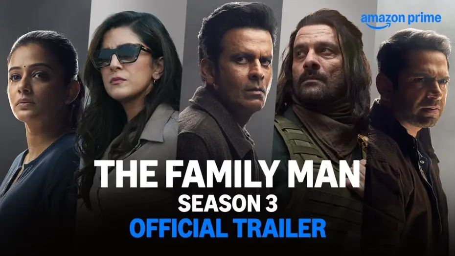 Видео к сериалу द फ़ैमिली मैन — The Family Man S3 - Official Trailer | Raj & DK | Manoj Bajpayee, Jaideep Ahlawat | Prime Video IN