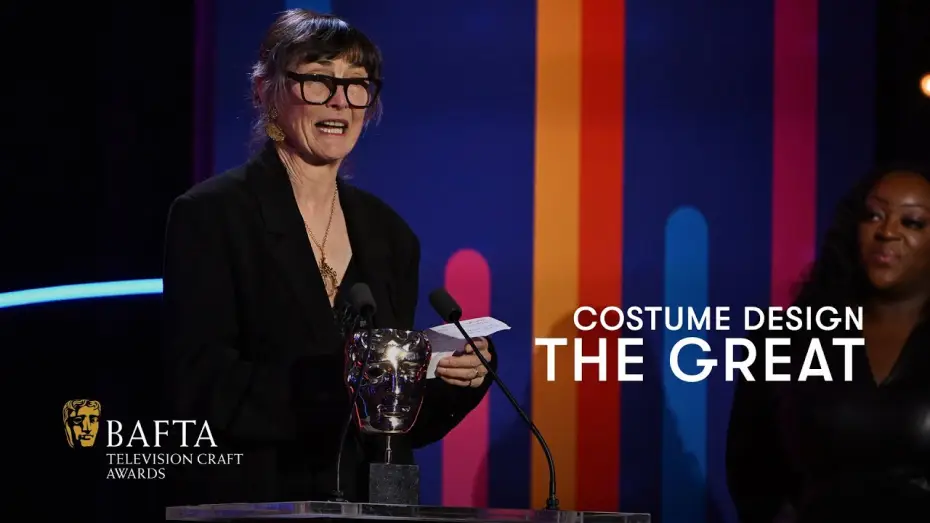 Відео до серіалу Велика — Sharon Long collects the Costume Design BAFTA for her work on The Great | BAFTA TV Craft Awards 2024