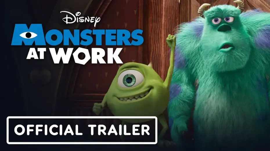 Відео до серіалу Монстри на роботі — Monsters At Work - Official Trailer (2021) Billy Crystal, John Goodman