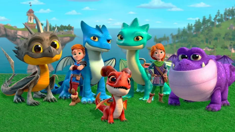 Відео до серіалу Дракони: Вершники порятунку — Dragones Al Rescate (Trailer español)