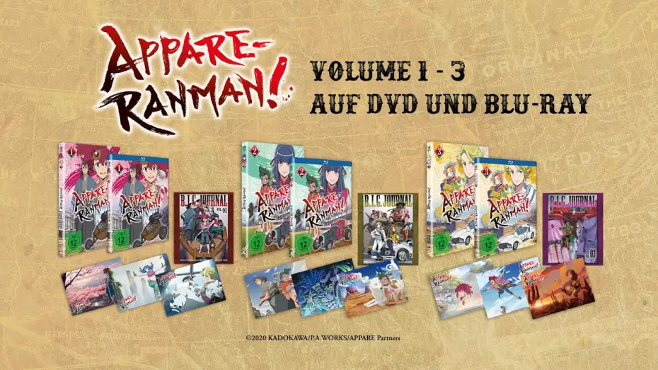 Відео до серіалу Аппаре Рамман! — Appare-Ranman! - Volume 1-3 - Trailer [HD] Deutsch / German