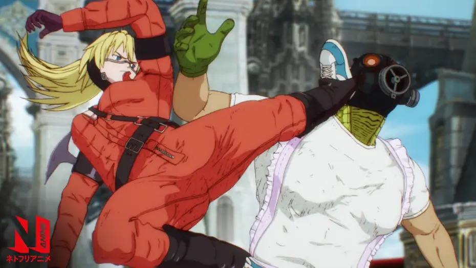 Відео до серіалу Dorohedoro — Multi-Audio Clip: Caiman and Nikaido's Epic Fight
