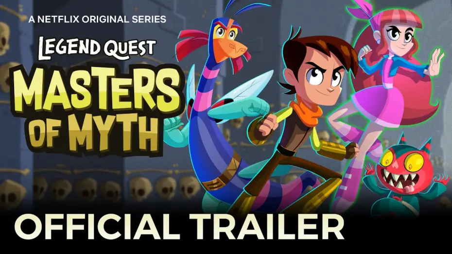 Відео до серіалу Легендарний квест: Майстри міфів — Legend Quest: Masters of Myth | TRAILER | New wild adventures on October 5th, only on Netflix!