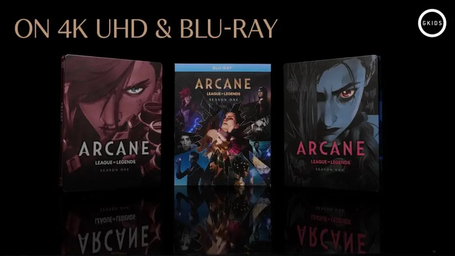 Відео до серіалу Аркейн — Season One - Inside the 4K UHD Steelbook, Blu-ray Steelbook & Standard Edition