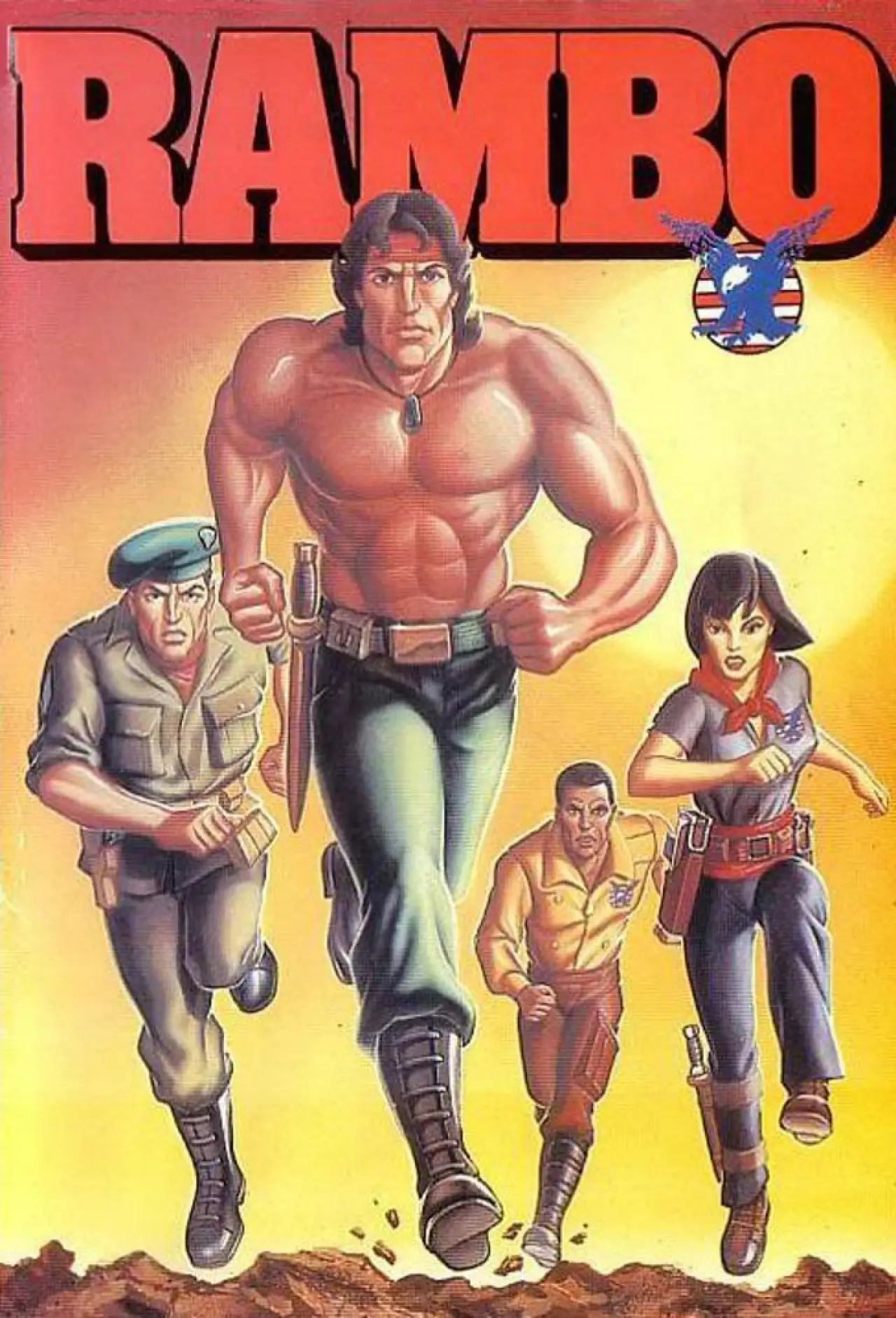 Постер до серіалу "Rambo: The Force of Freedom"