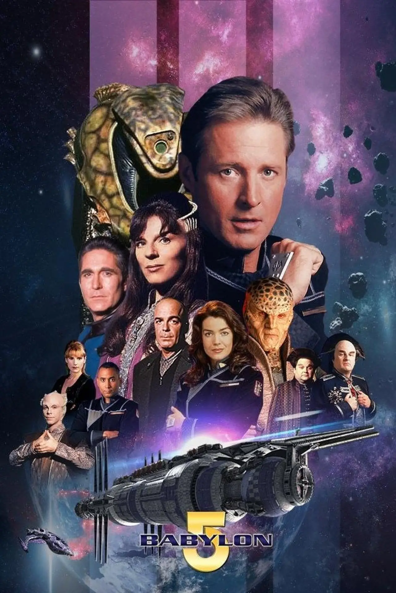 Постер к сериалу "Вавилон 5"