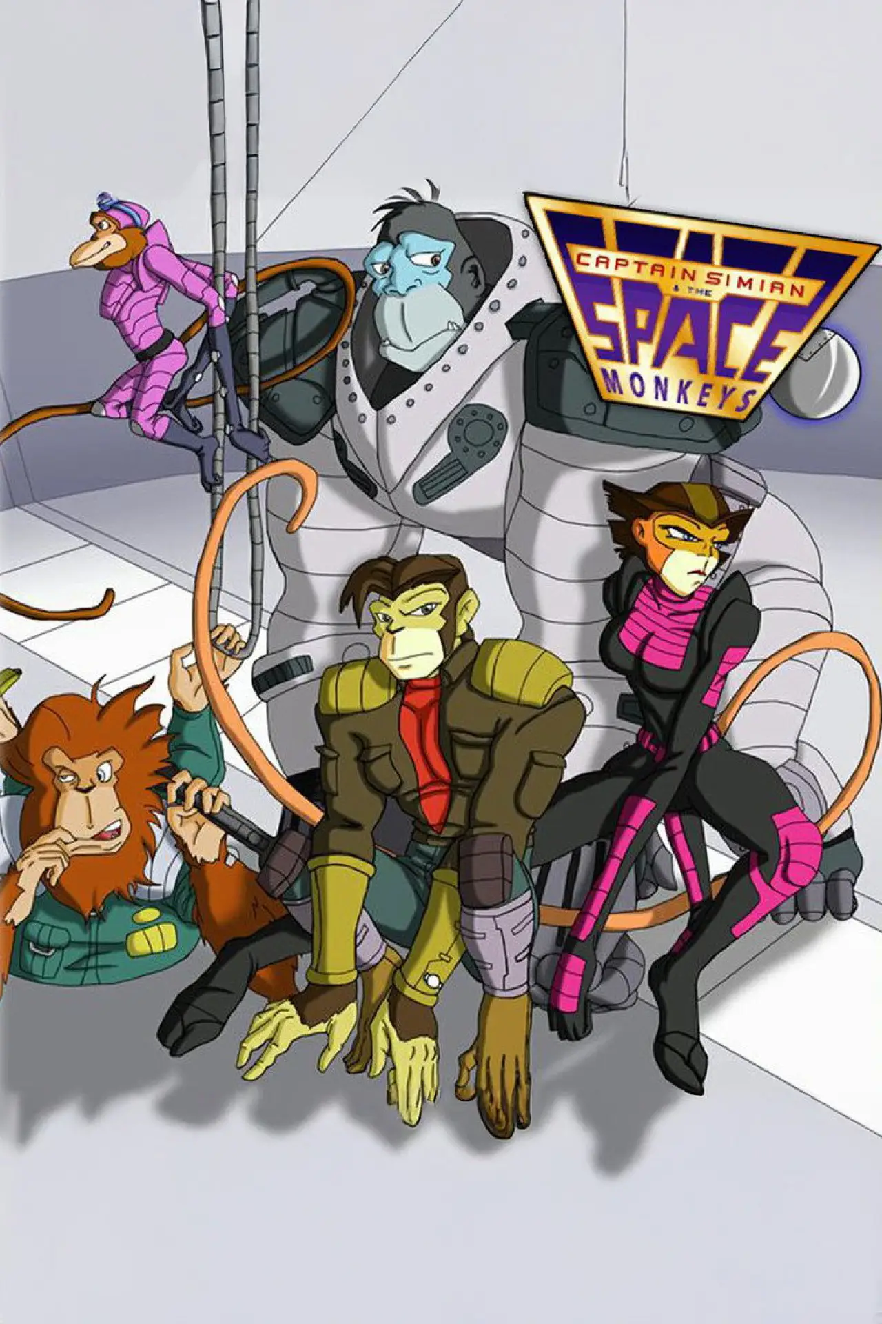Постер до серіалу "Captain Simian & the Space Monkeys"